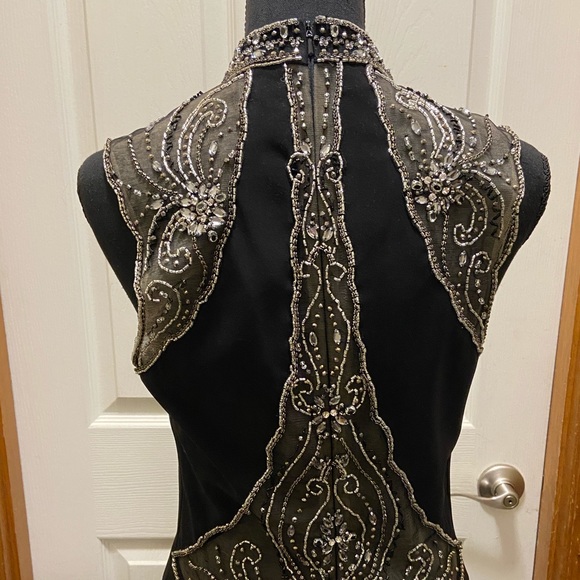 Stunning embellished black prom dress! - Picture 5 of 8